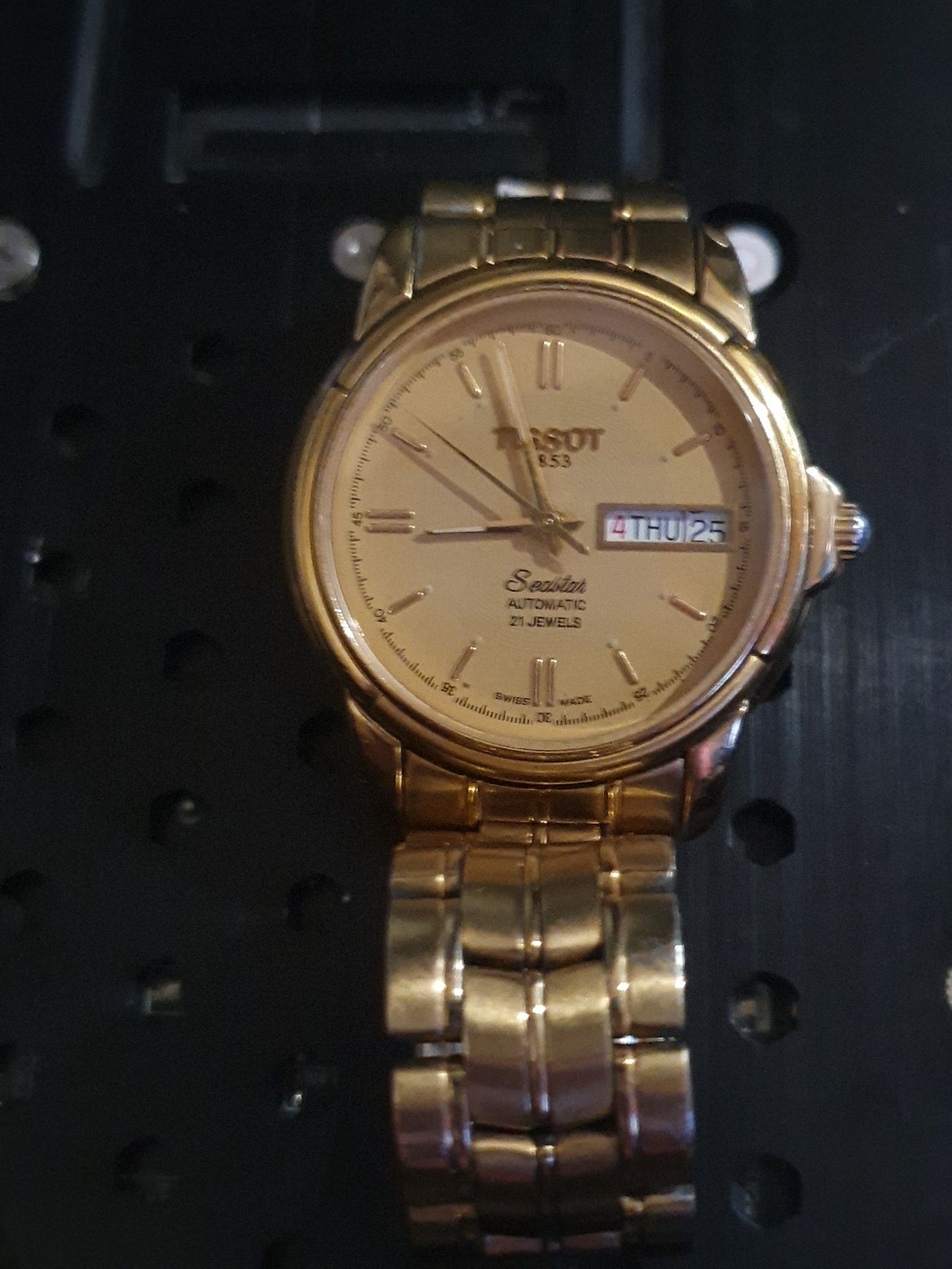 Tissot automatic 21 jewels sapfir Cristal 750cr