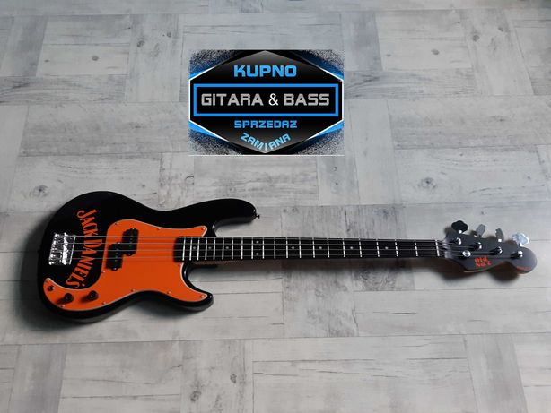 Super Gitara Basowa Precision Black Bass 4 -wysyłka Gratis lub zamiana