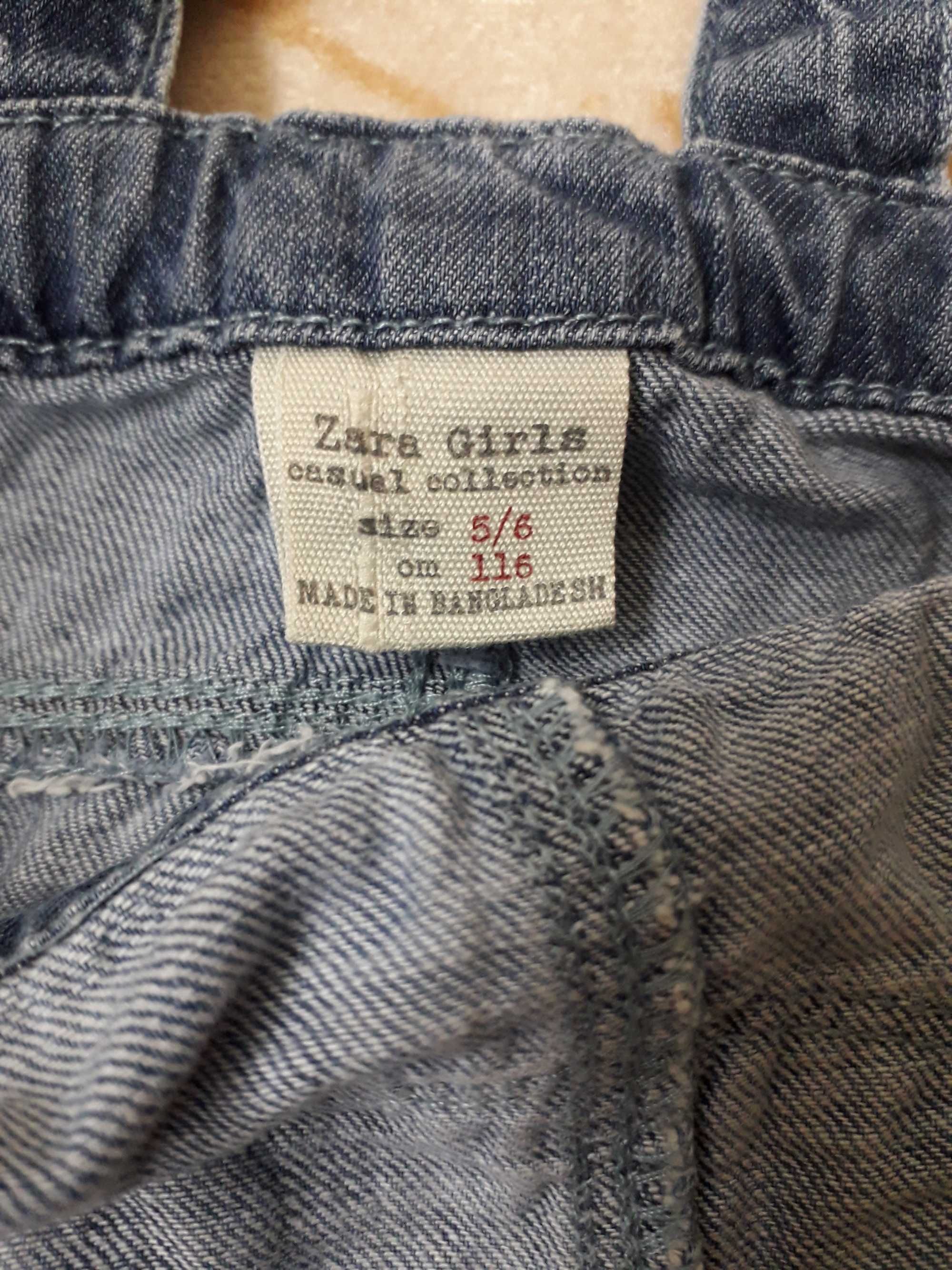 Комбинезон джинсовый Zara на 5-6 лет 116 см
