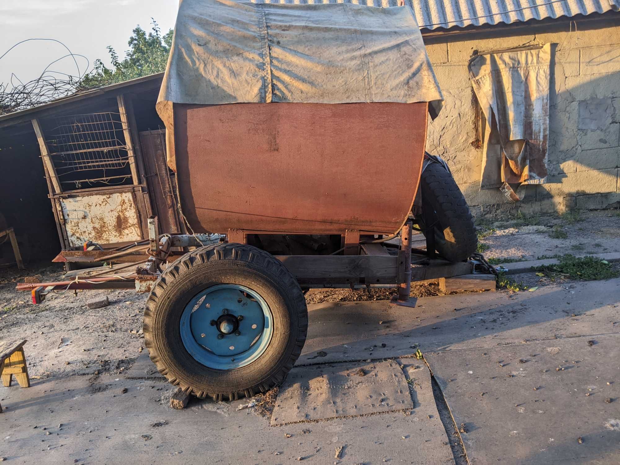 Продам бочку на колесах