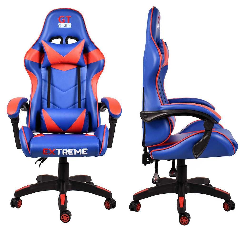 Fotel do komputera dla graczy Extreme GT Blue/Red
