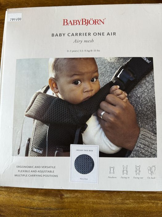 Nosidło BabryBjorn Baby Carrier One Air kolor naby blue