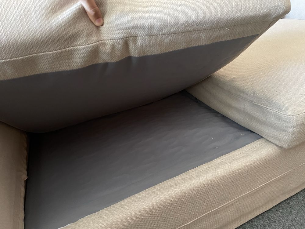 Sofa EKTORP IKEA 2 lugares Beje