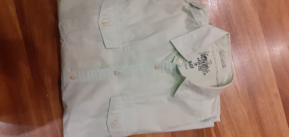 Koszula męska kolor miętowy