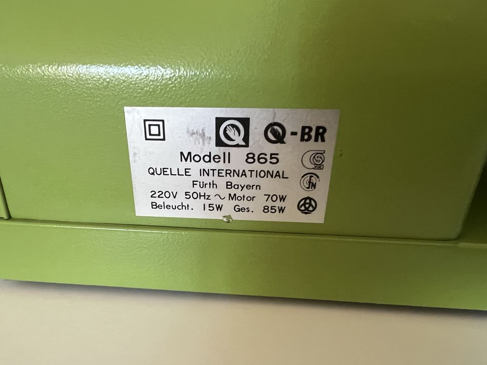 Maszyna do szycia Privileg Super Nutzstich Automatik – Model 865