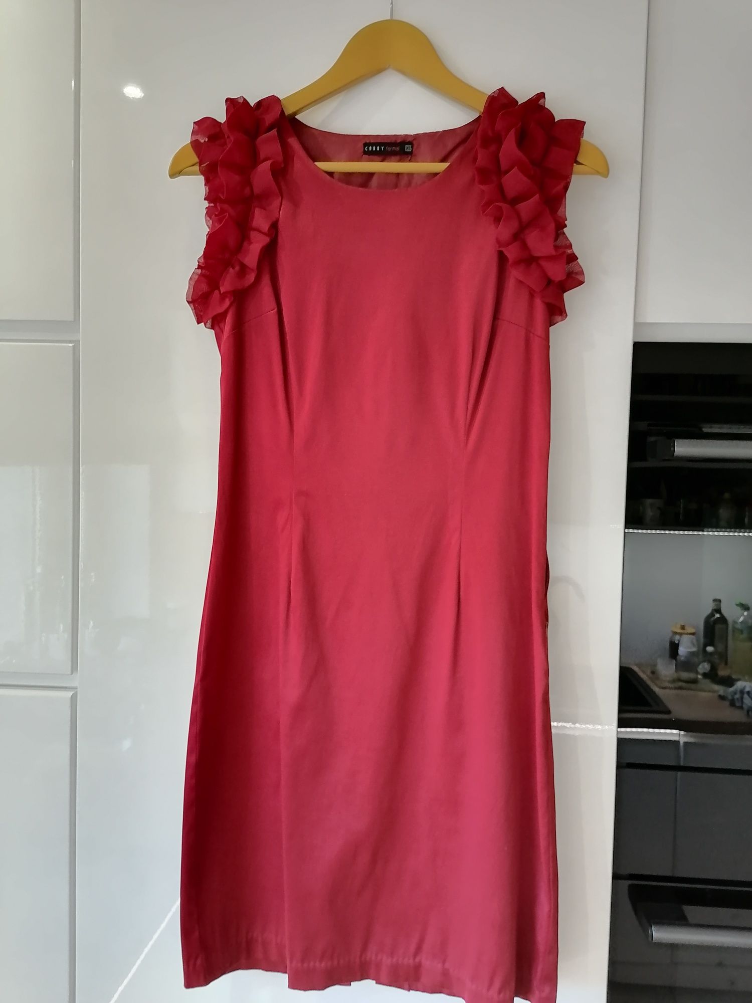 Sukienka czerwona - bordo carry formal
