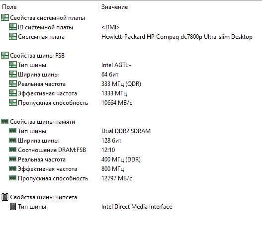 Мини-Компьютер  HP Compaq dc7800p  Ultra-slim (E8500/4Gb/320Gb)