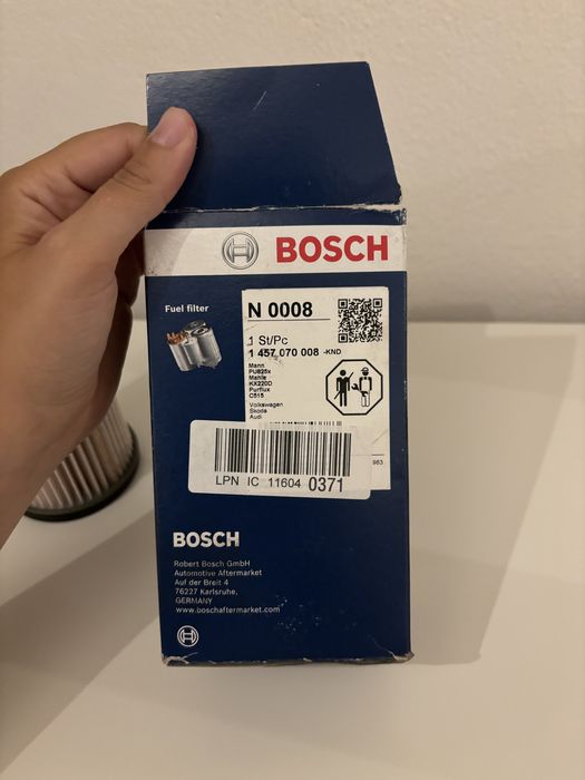 Filtro diesel carro Bosch N0008