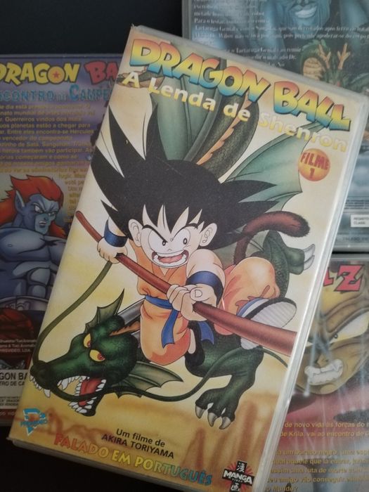 4 VHS dragon ball (1° filme da série)