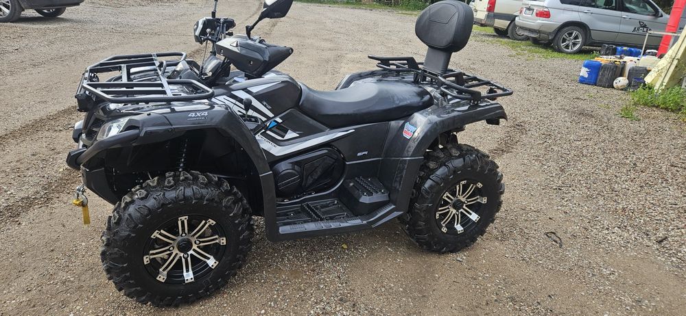 Quad cf moto 520 EPS 1000km przebiegu pług jak nowy
