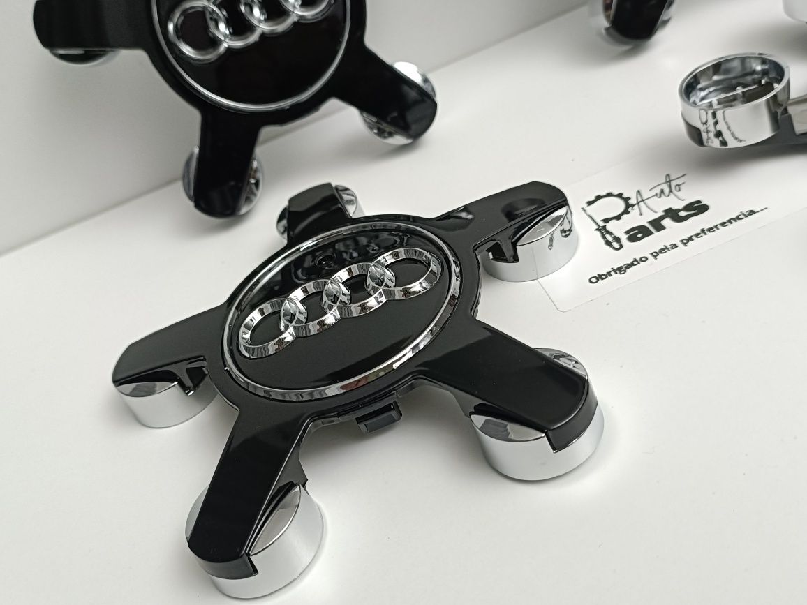 Centros de Jante Audi S-line 135mm pretos