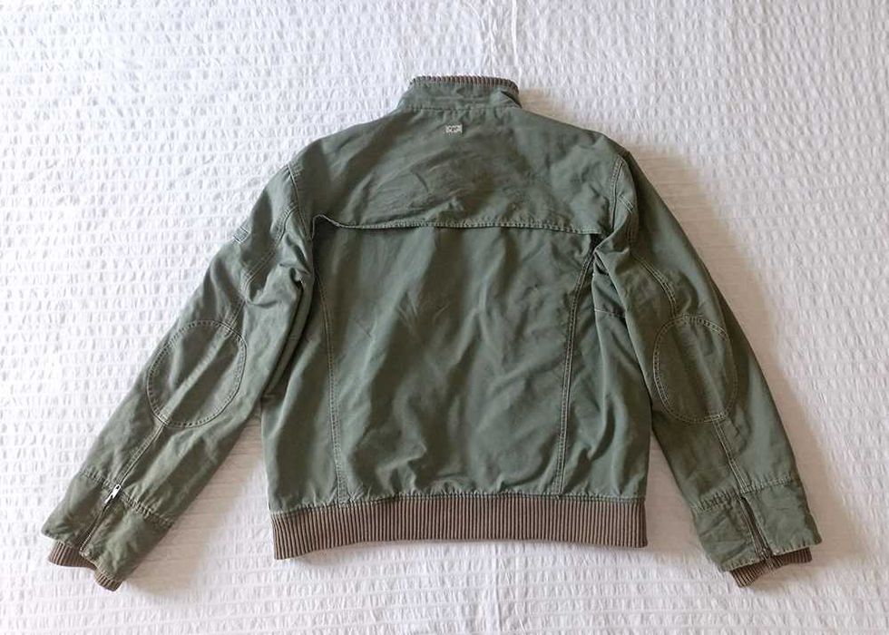 Casaco Blusão Militar Verde Caqui XL Mustang