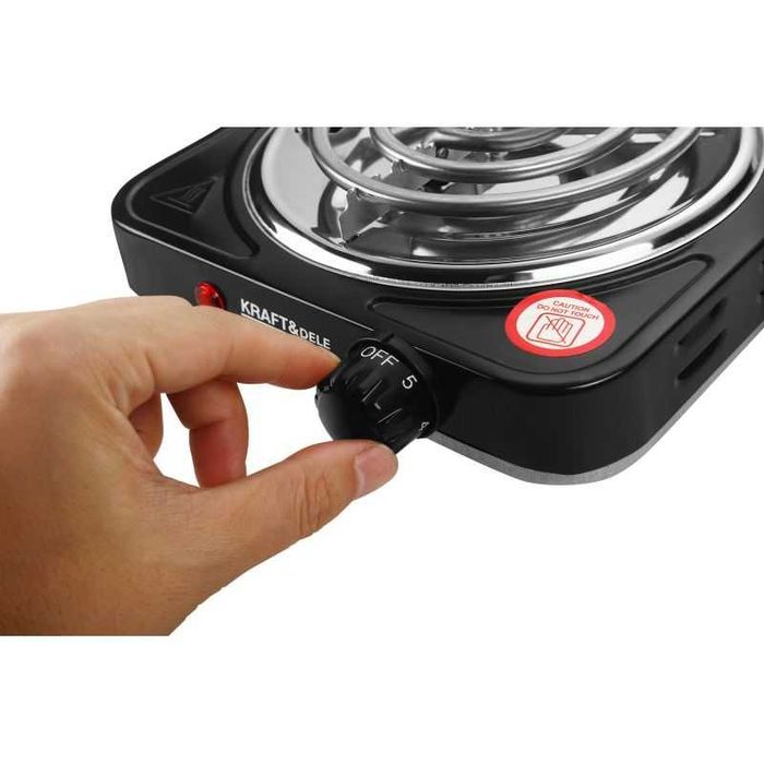 KUCHENKA ELEKTRYCZNA 1500W turystyczna regulowana temperatura KD4140