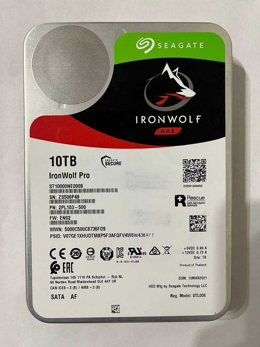 Жорсткий Диск Seagate IronWolf Pro 10TB SATA III (ST10000NE0008)