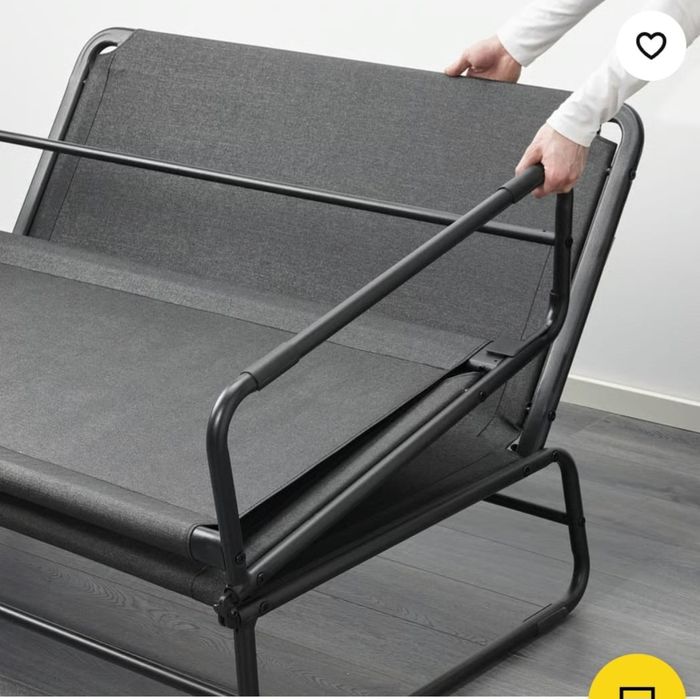 Sofá cama dois lugares Ikea