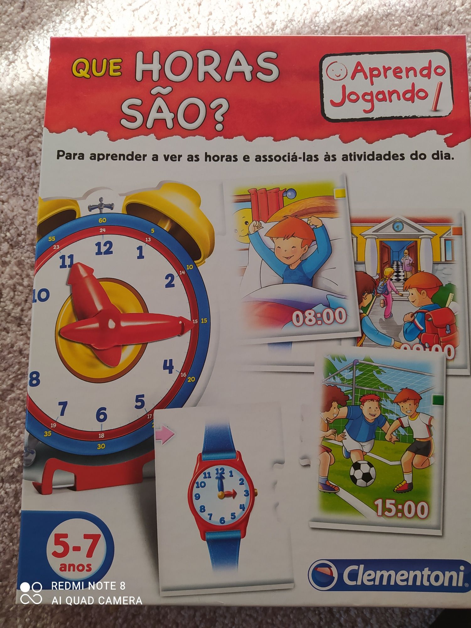 Jogo "Que Horas São?"