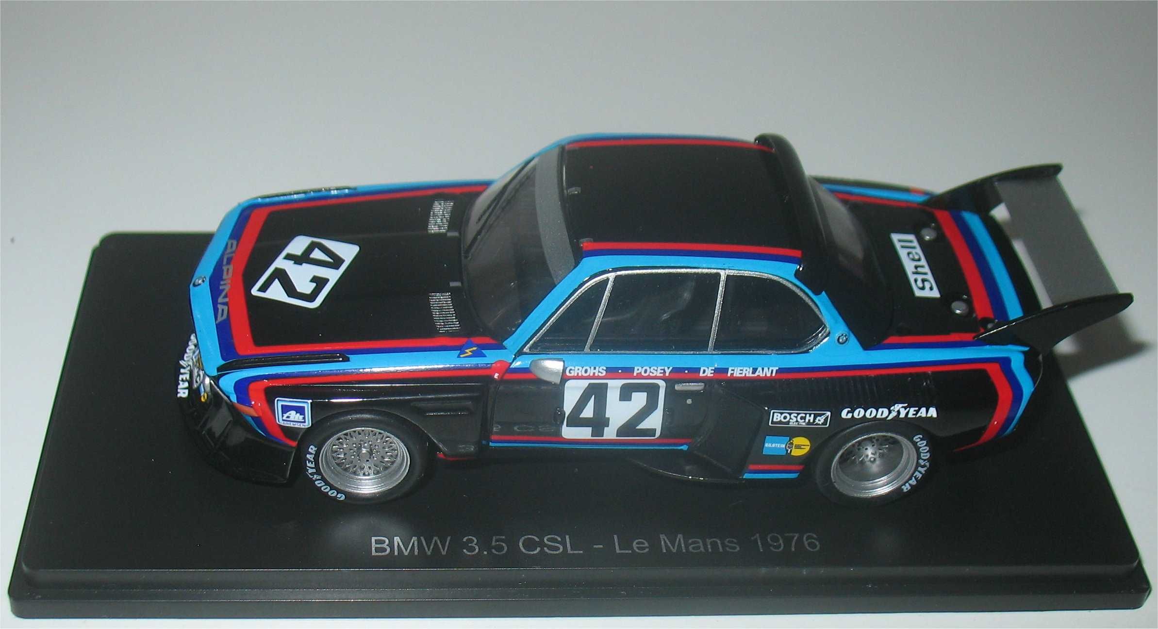 BMW 3.5 CSL -Le Mans 1976 - Harald Grohs, Sam Posey, B. H. de Fierland