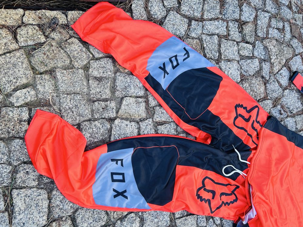 Fox 180 Strój MTB XL Downhill XXL Enduro Cross DH Koszulka Spodnie