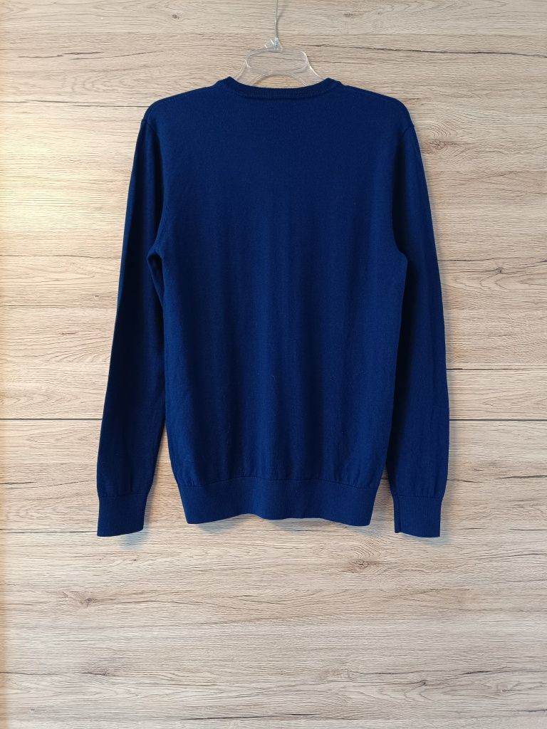 Sweter wełniany 100% wełna merino John Henric rozmiar M