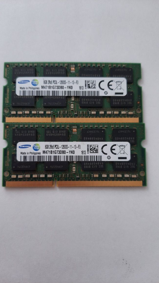Pamięć RAM SAMSUNG 16GB DDR3L 1600MHZ PC3L-12800S-11-13-F3 M471B1G73DB