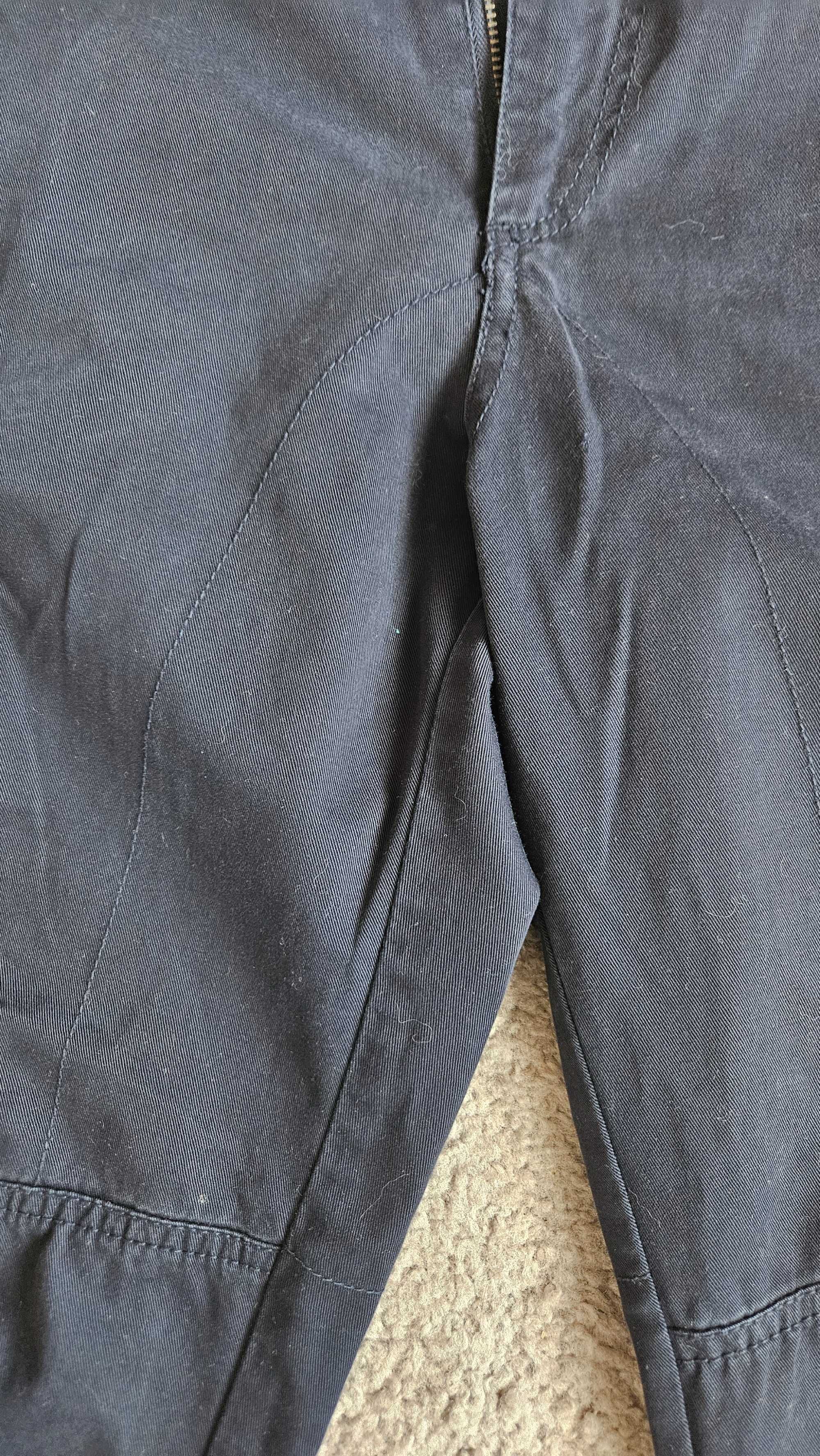 Spodnie granatowe w stylu workwear damskie Jackpot, rozm. L/XL