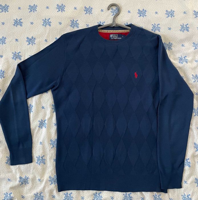 Кофта светр темно синя Polo Ralph Lauren, розмір L, стан нової