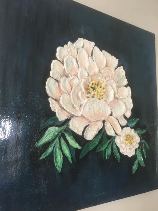 Obraz 3d 50x50 ręcznie malowane