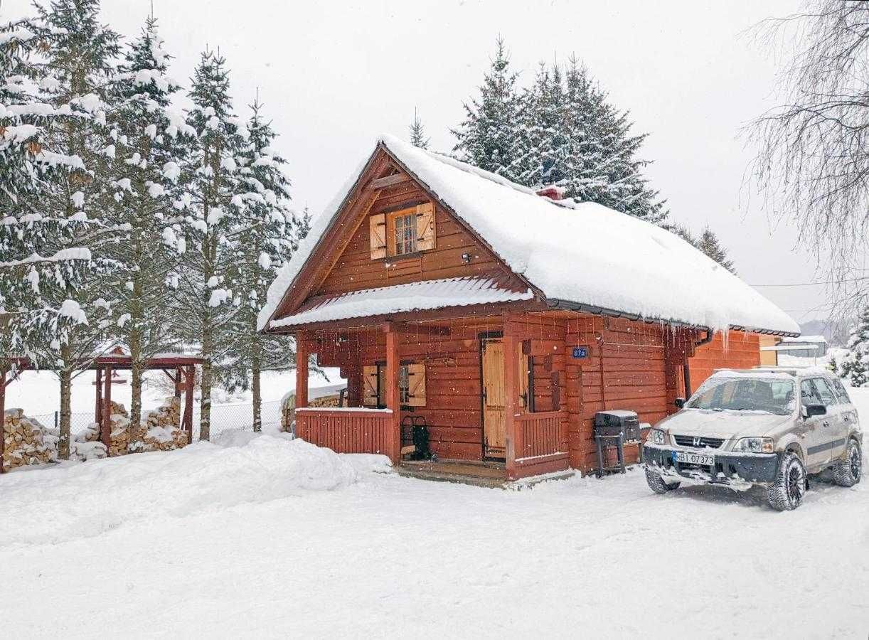 Chata Wilka Całoroczny duży domek z bali  Ustrzyki Dolne Bieszczady