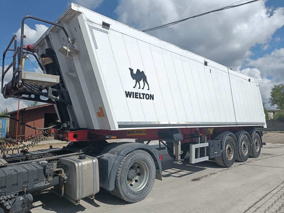 Wielton NW-3 Wywrotka 42.5 m3  Pierwszy właściciel,42 m3  Alu WIELTON 74000netto