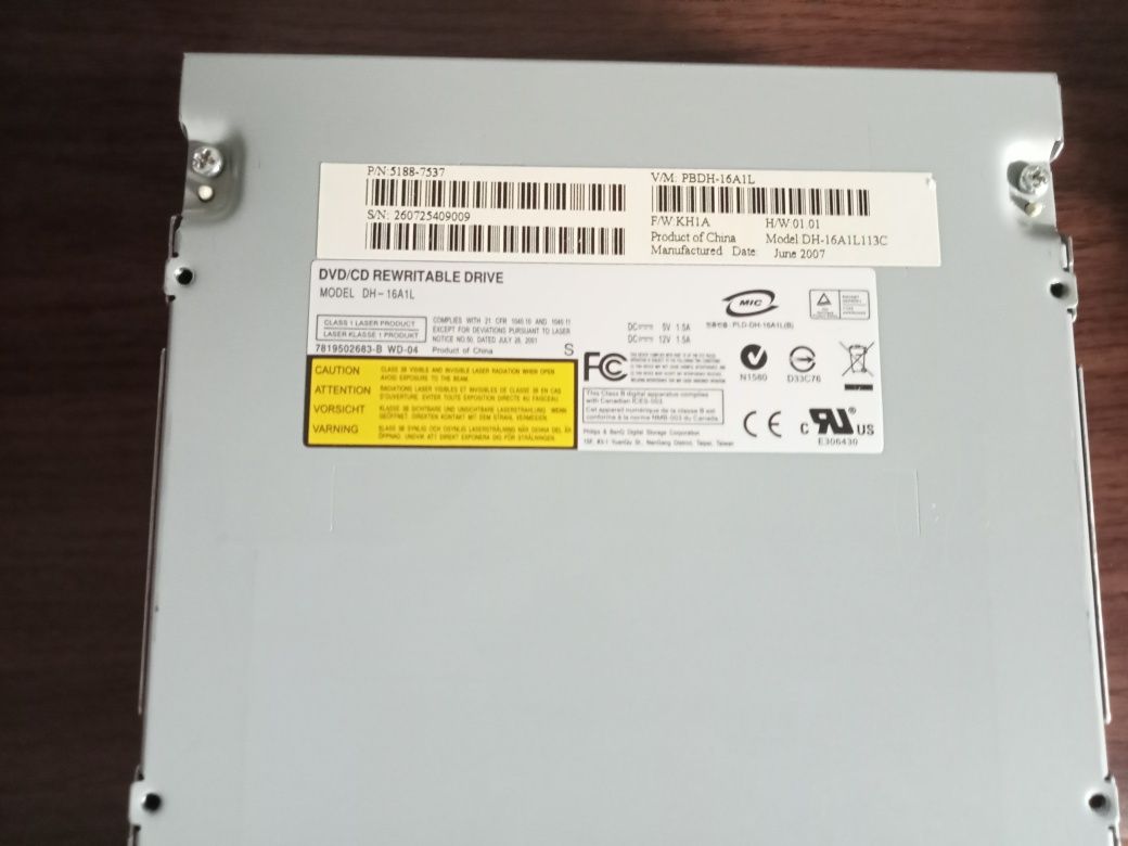 Leitor CD DVD Pcs