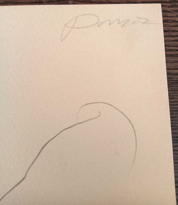 Serigrafia de Júlio Pomar numerada e assinada