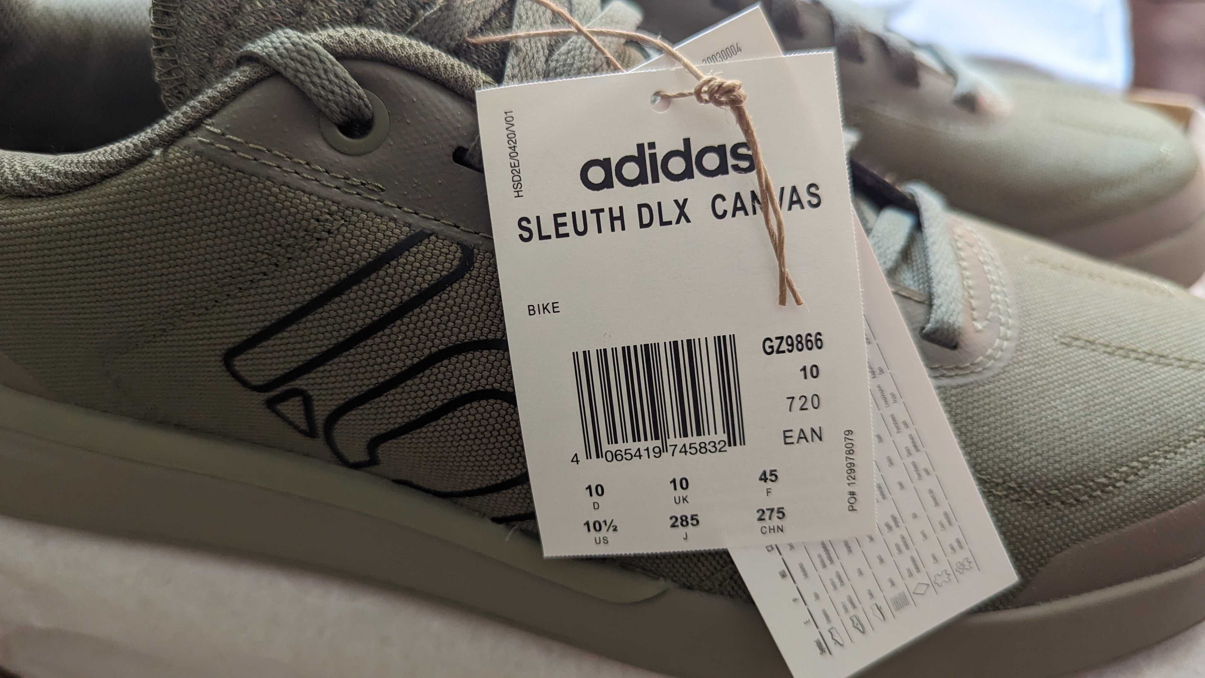 Buty rowerowe na platformy Adidas Five Ten Sleuth DLX Canvas khaki 45