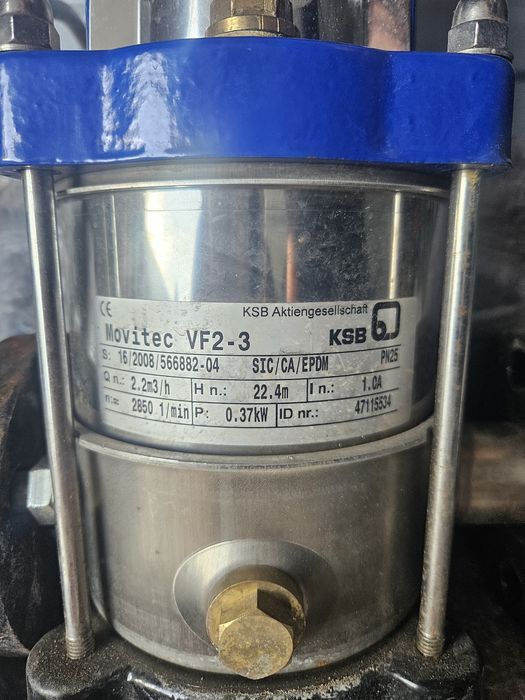 Pompa KSB Movitec VF2-3 – 0,37 kW