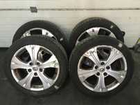JOGO DE JANTES 17 ORIGINAIS RENAULT MEGANE III 5X114.3 COM PNEUS 205/80R17