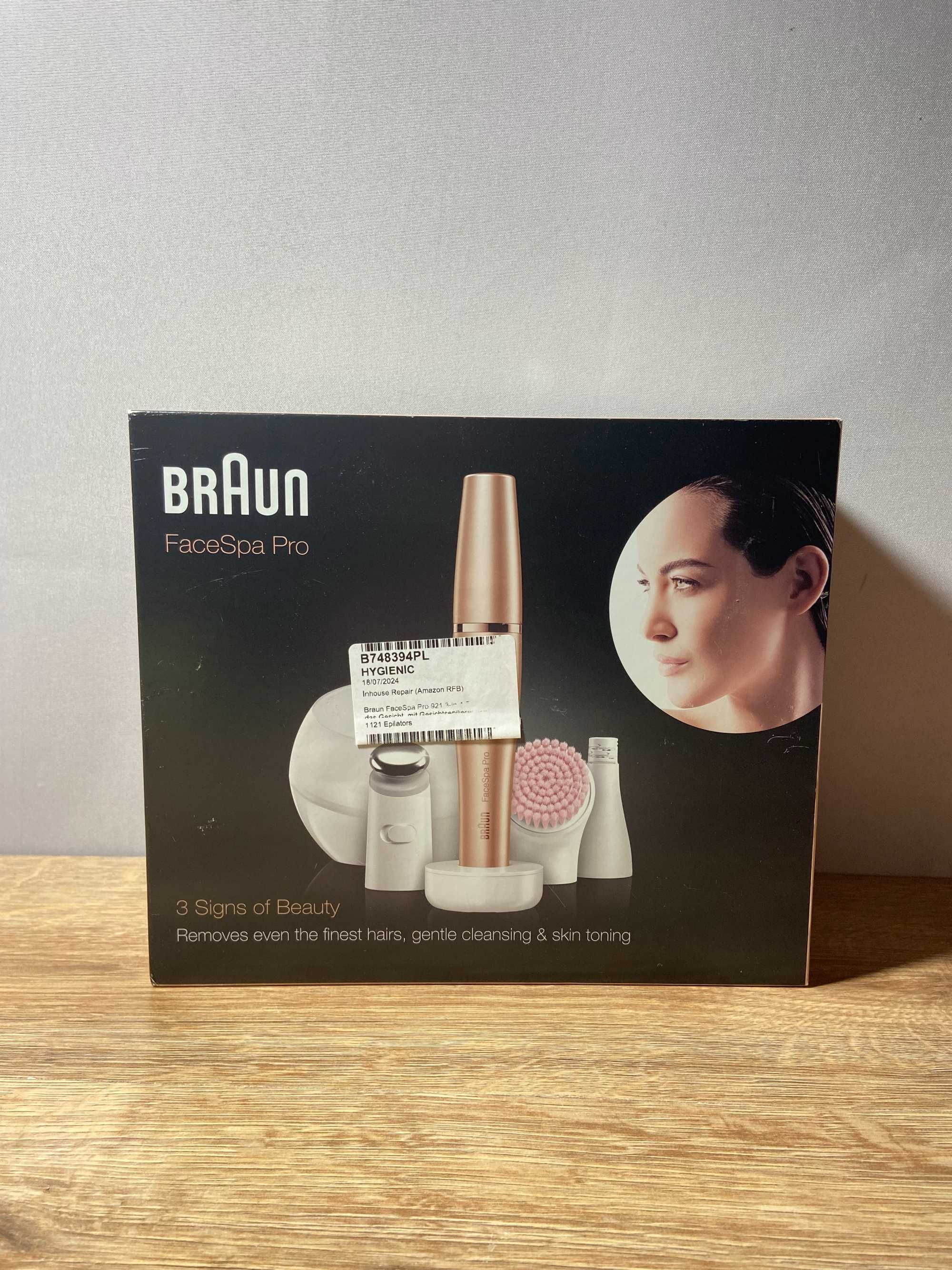 Depilator, szczotka do mycia twarzy Braun FaceSpa Pro