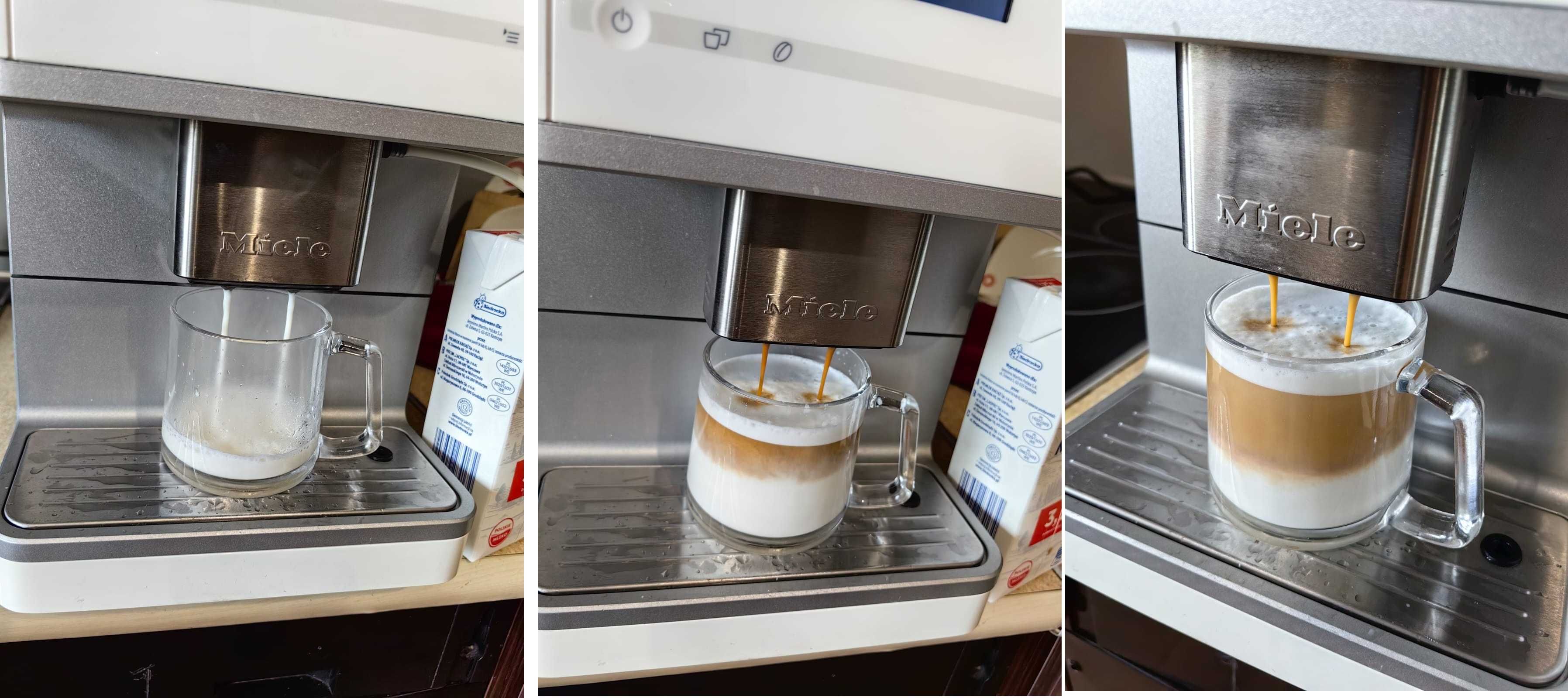 Ekspres do kawy automatyczny MIELE CM 6100 Biała Biały po SERWISIE