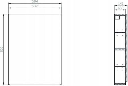 Szafki łazienkowe Cersanit nowe - 2 szt.