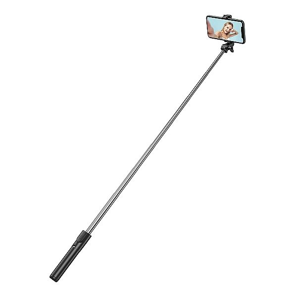 Selfie stick WHS1Y teleskopowy tripod 1m z uchwytem na telefon - czarn