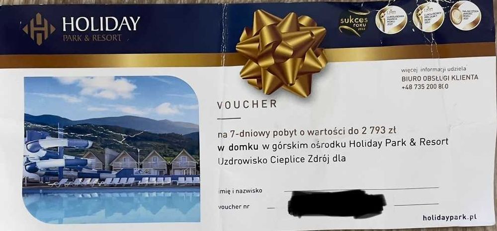 Voucher na 7 dniowy pobyt Uzdrowisku Cieplice Zdrój