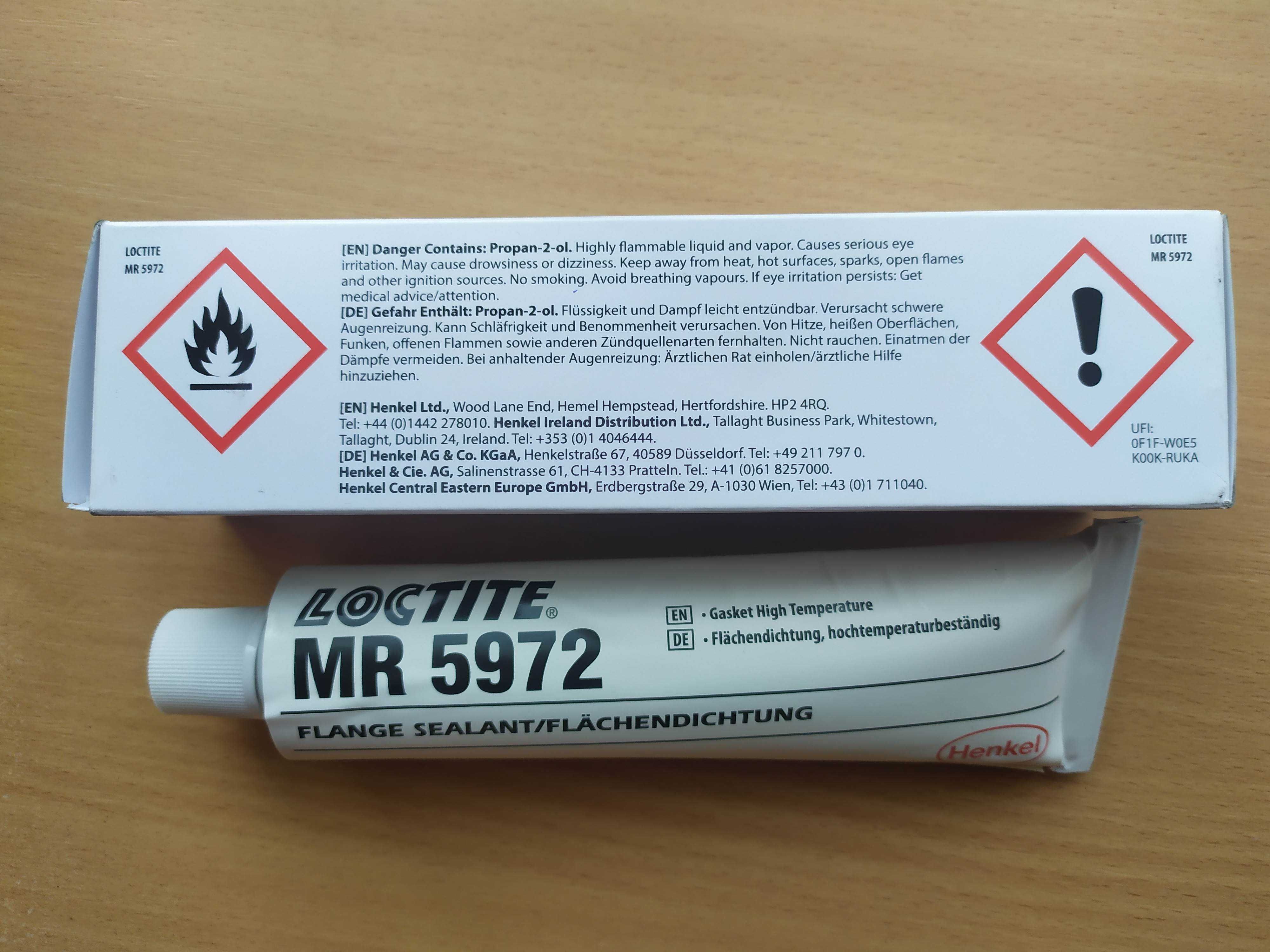 Высокотемпературный герметик LOCTITE MR 5972