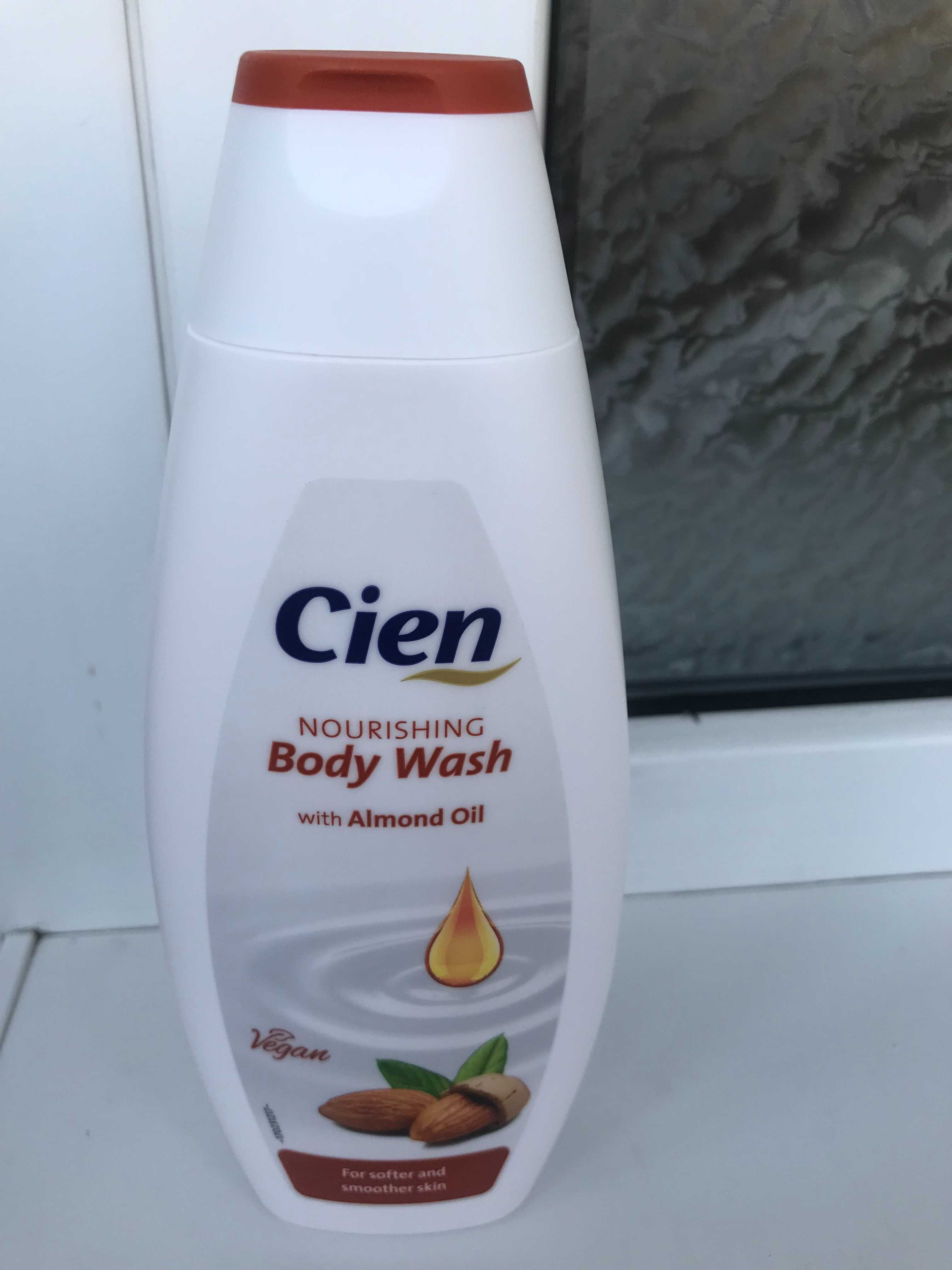 Body wash Cien with Almond oil.