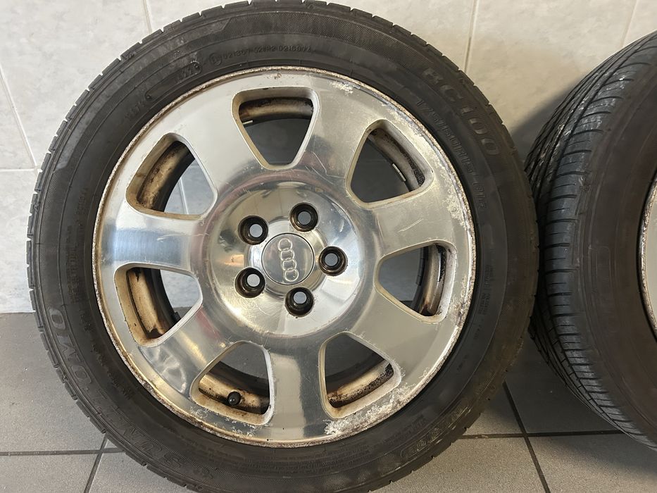 Jantes e pneus 15” 5x100 Audi