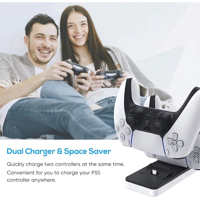 Carregador dual para comando PS