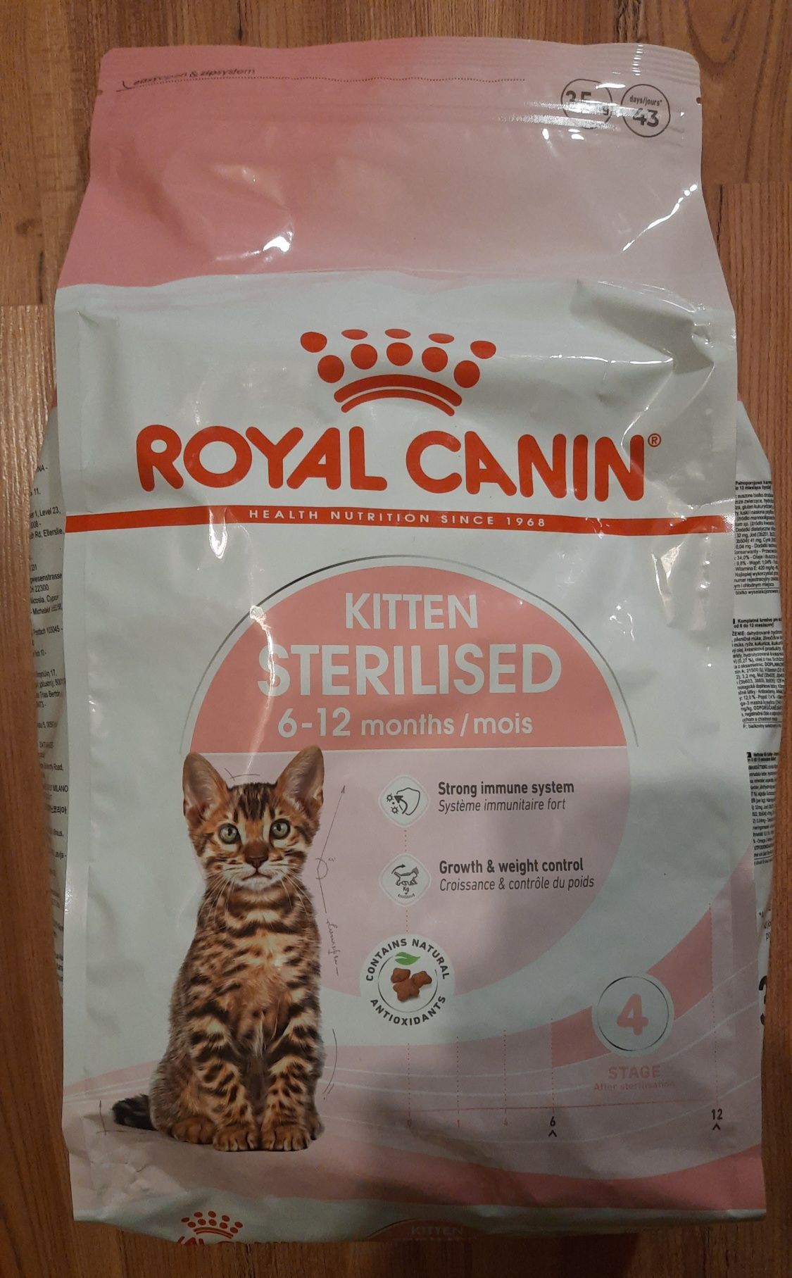 Royal Canin karma dla kota Kitten Sterilised 6-12mc Sterilised 3,5kg