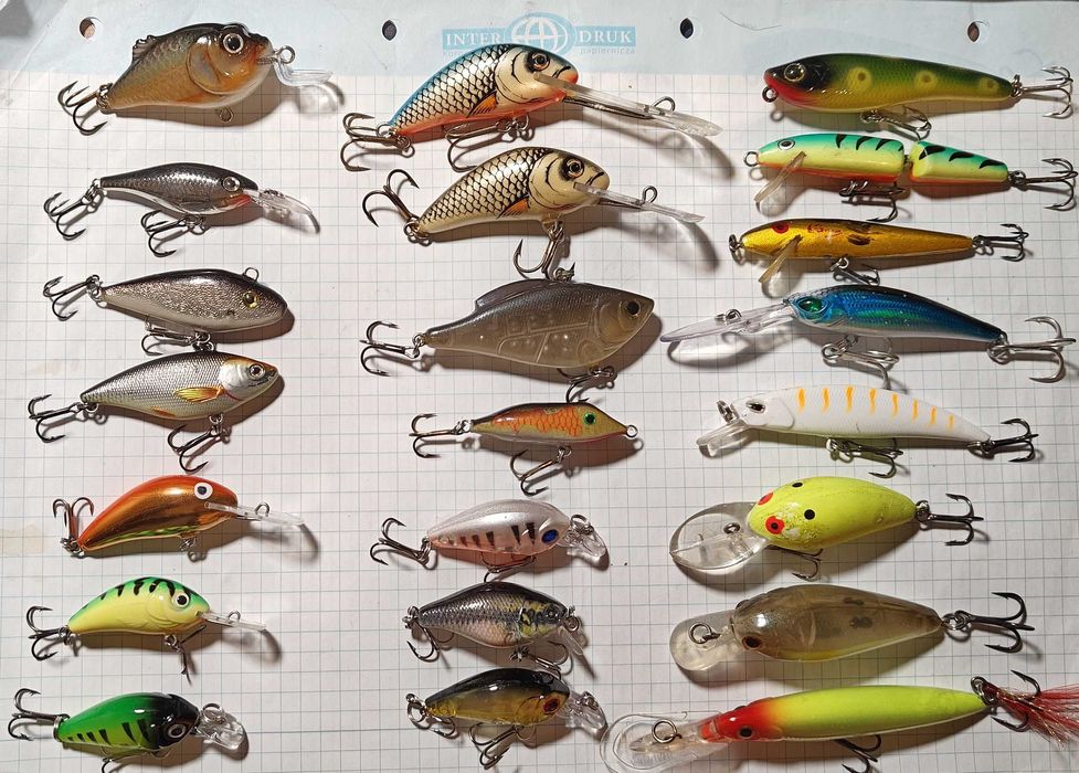 P. Salmo Boxer, Hornet, Rapala, cykady i inne killery okoniowe  22 szt