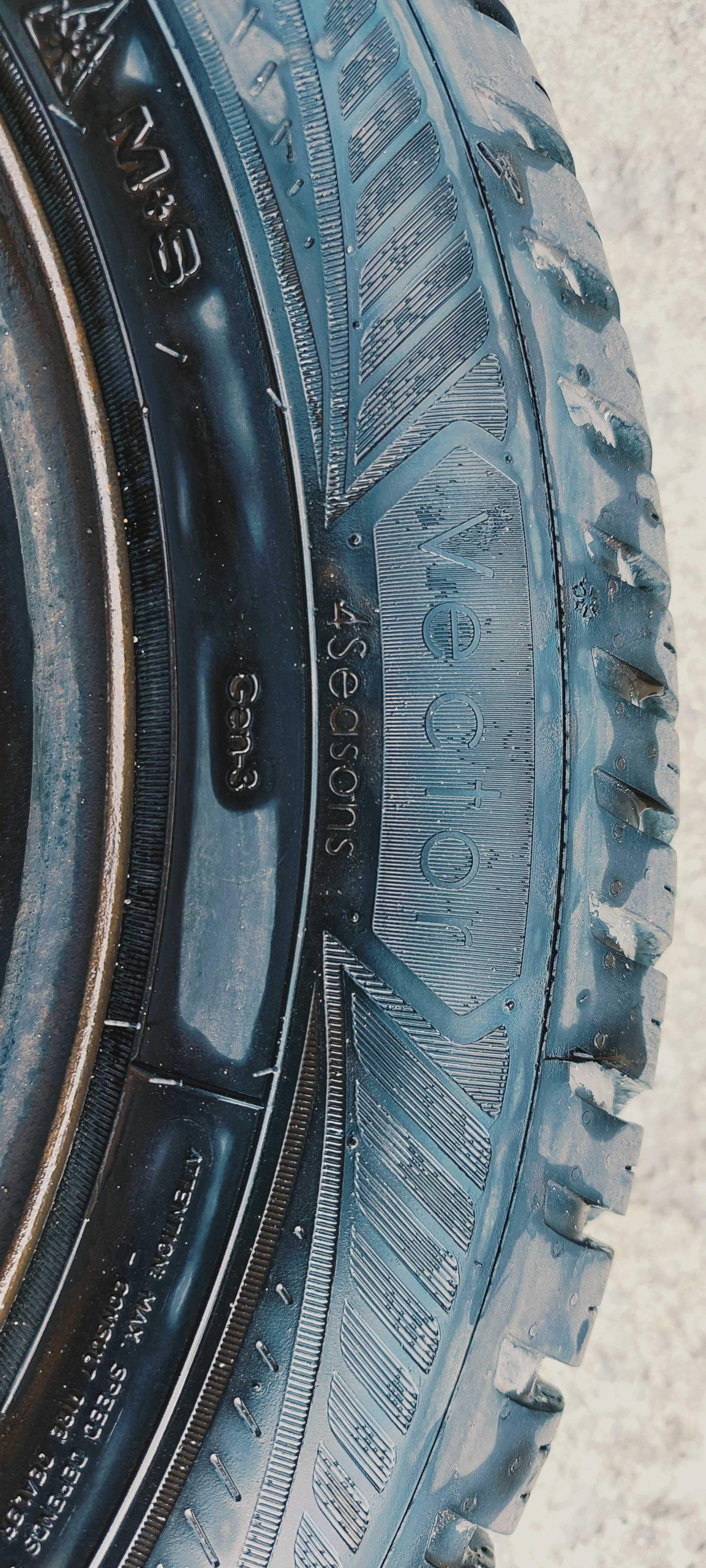 Opony całoroczne GOODYEAR VECTOR 4SEASONS 205/55/16  + 4 FELGI STALOWE
