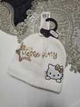 Hello Kitty! Nowa śliczna czapka na polarze ecru