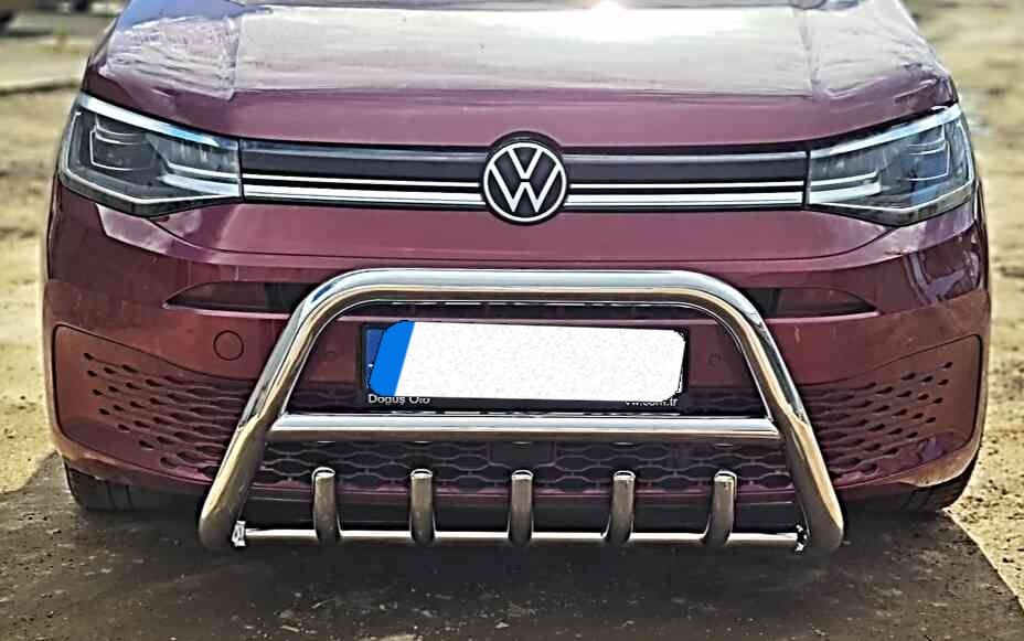 Volkswagen Caddy 2021- kangur orurowanie przednie A-Bar chrom
