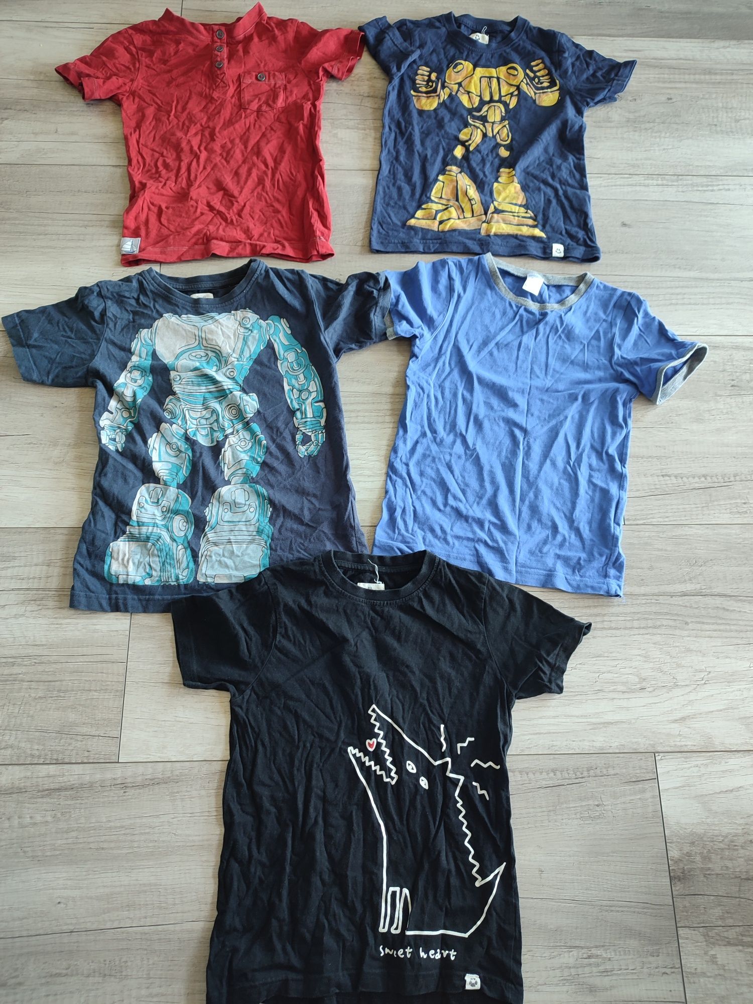 Koszulki chłopięce r.122/128 t-shirty
