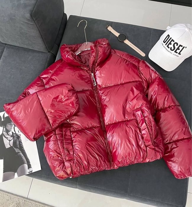 Латексна жіноча куртка/ тепла зимова куртка/ жіноча куртка